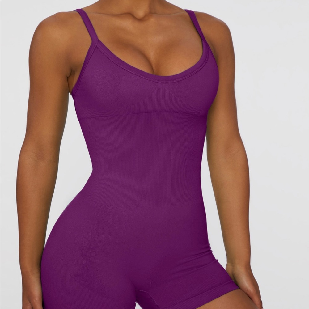 BO+TEE Purple Romper